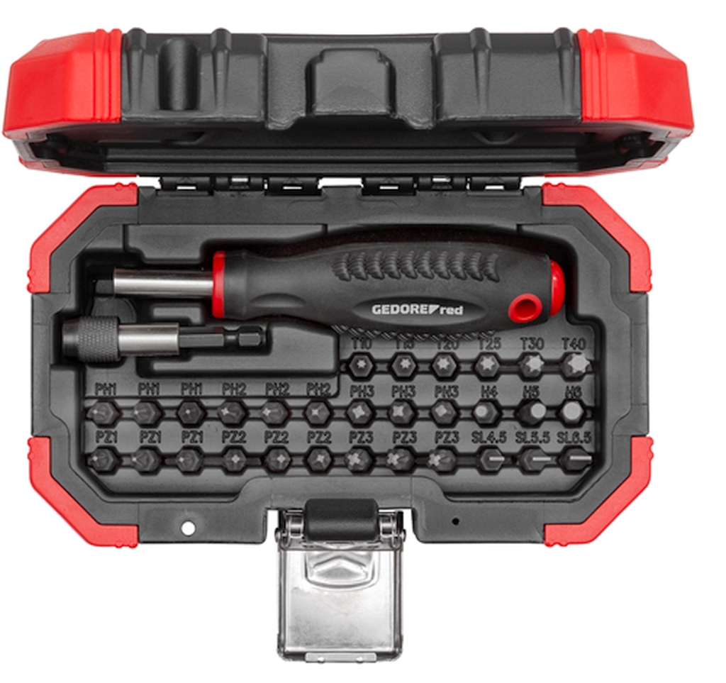 Bild von Gedore - red - Bit-Box Allround 32-teilig (VPE=1 Stück)